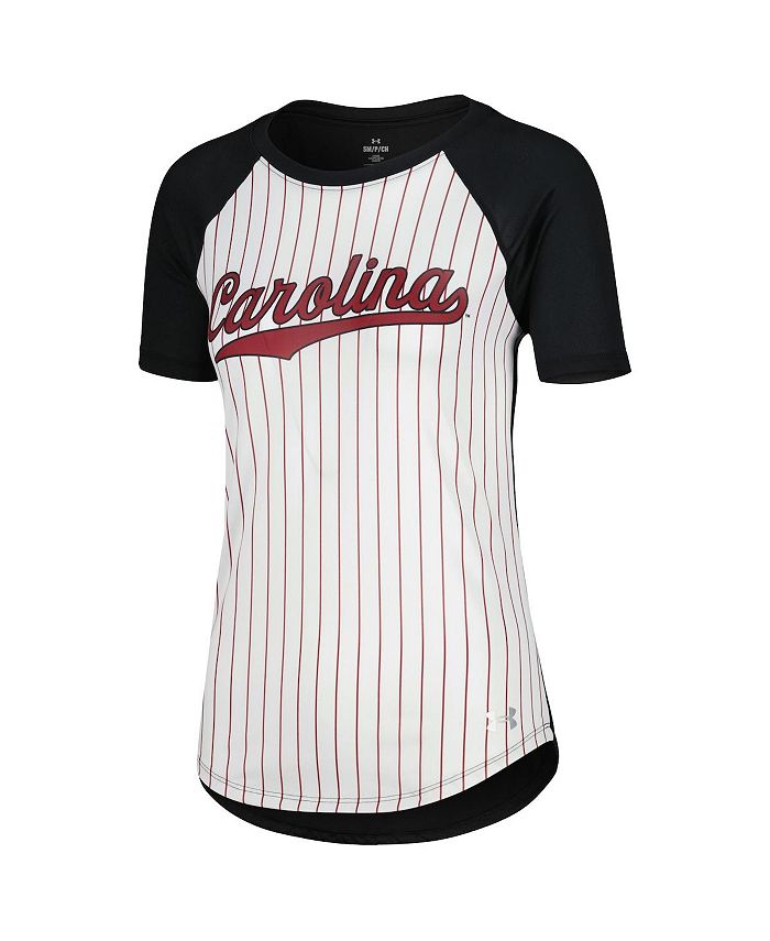 Under Armour Women's White Gameday Pinstripe Raglan Tshirt Macy's