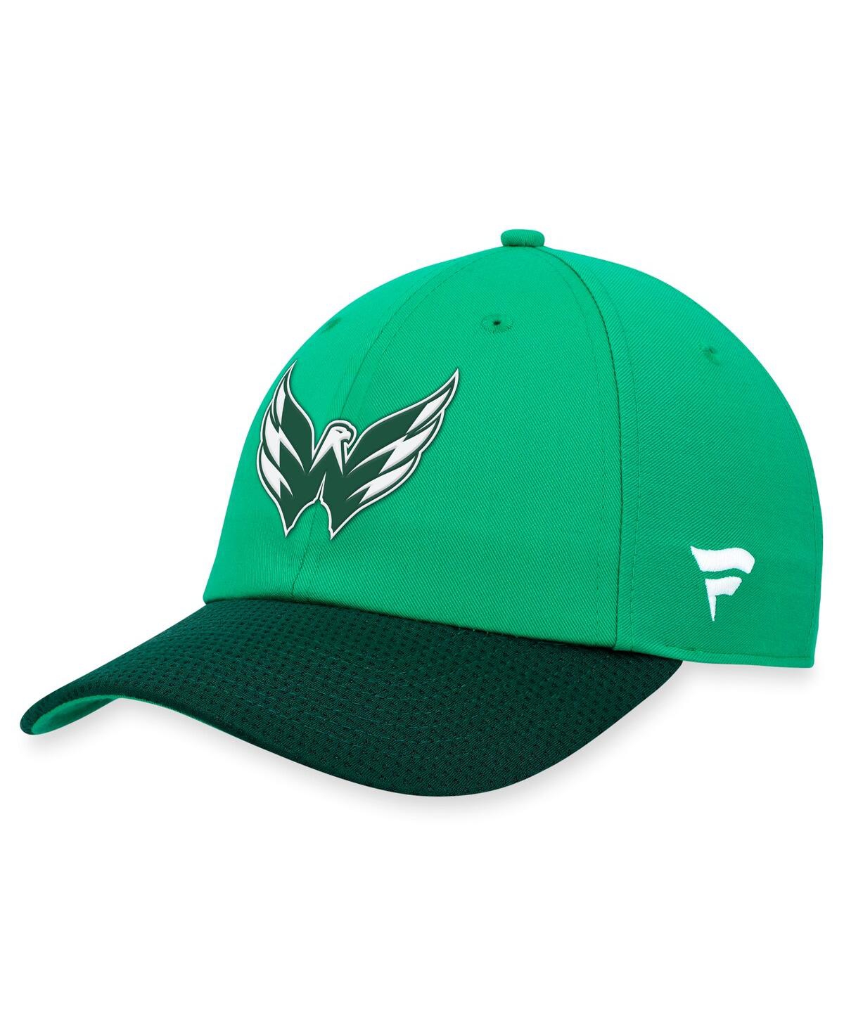Fanatics Men's  Branded Kelly Green Washington Capitals St. Patrick's Day Adjustable Hat