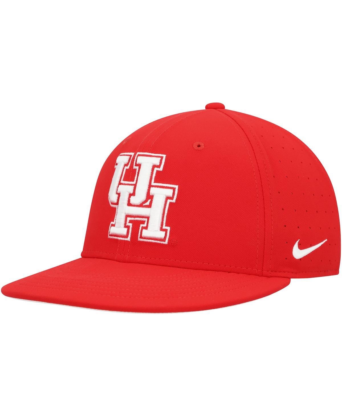 NIKE MEN'S NIKE RED HOUSTON COUGARS TRUE AEROBILL PERFORMANCE FITTED HAT