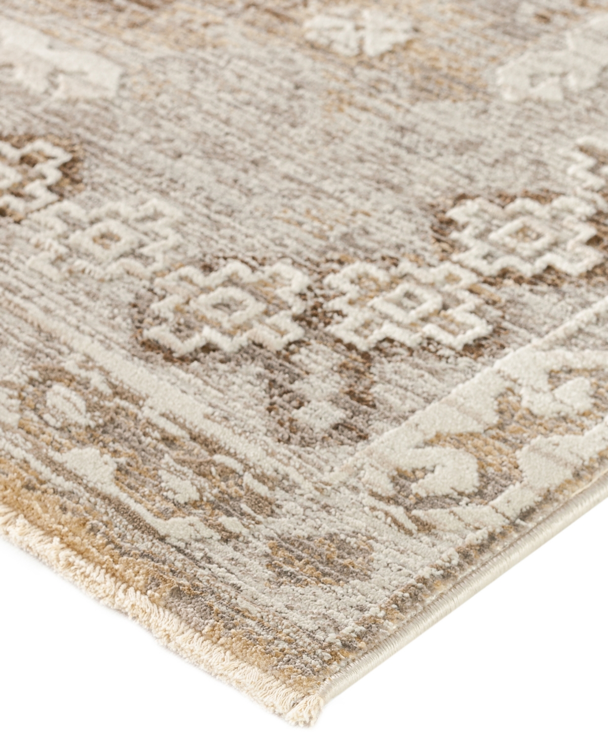 Dalyn Izmir Iz4 9' X 13'2" Area Rug In Brown