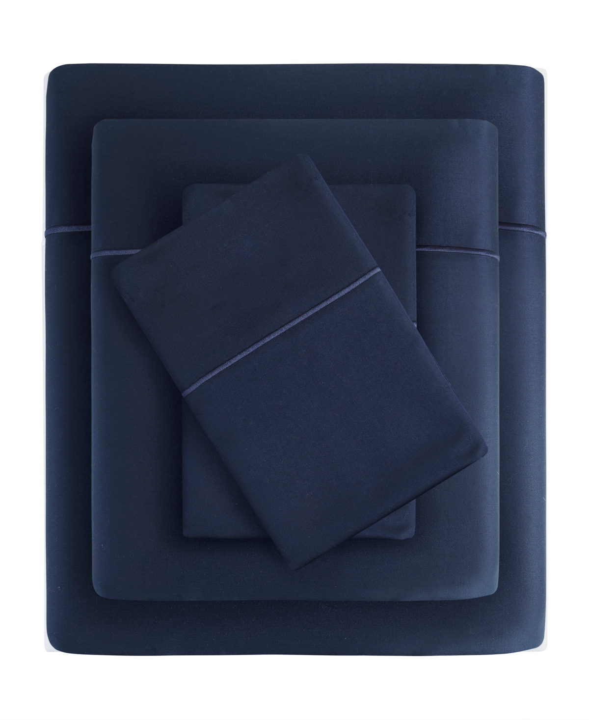 Madison Park 600 Thread Count Pima Cotton Sateen 4-pc. Sheet Set, California King In Navy