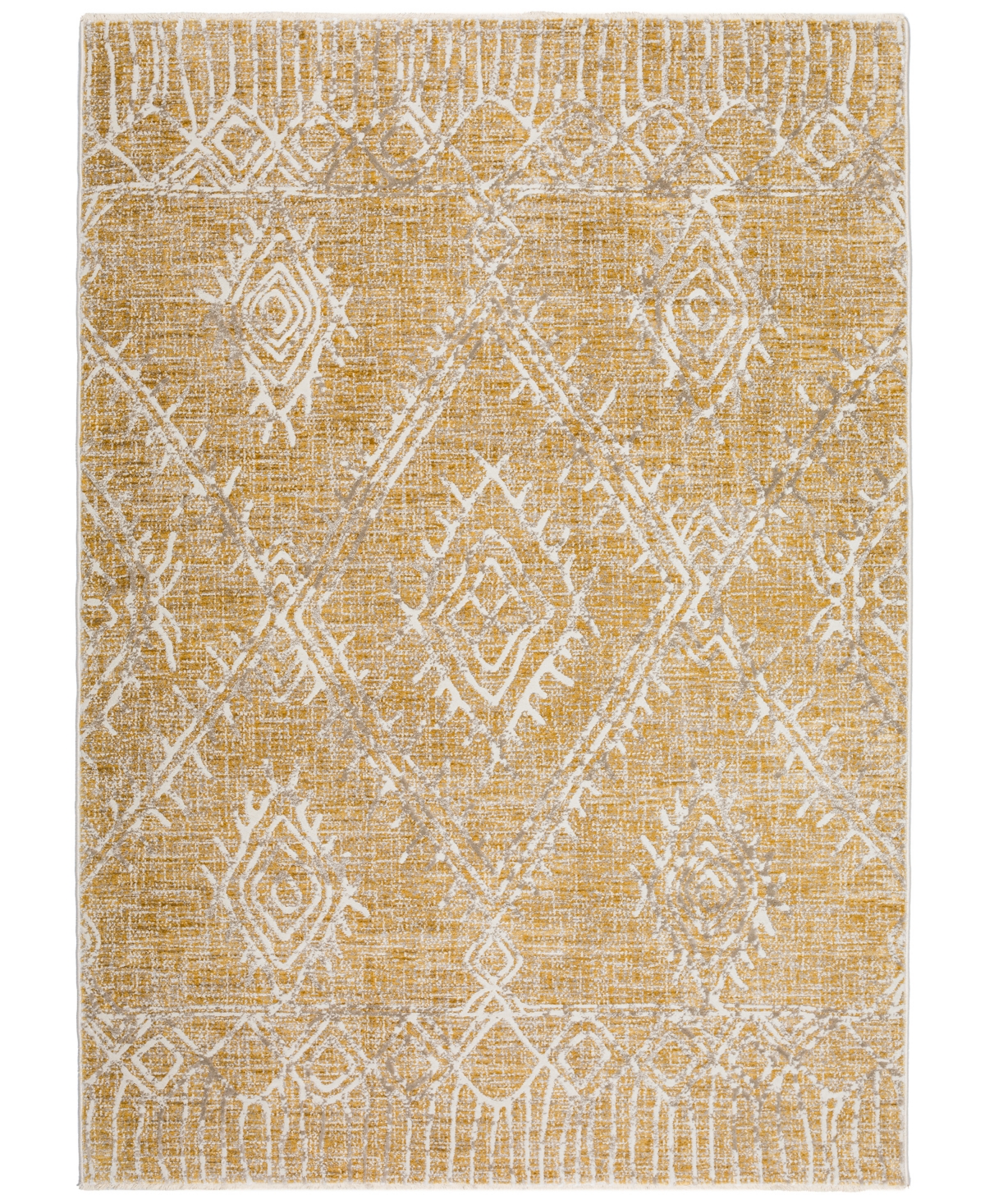 D Style Moises Mss1 9' X 13'2" Area Rug In Gold