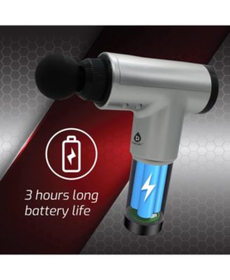 Deep Tissue Massage Gun: Cordless, rechargeable, 6-speed massager for deep muscle relief. 3-hour battery life.