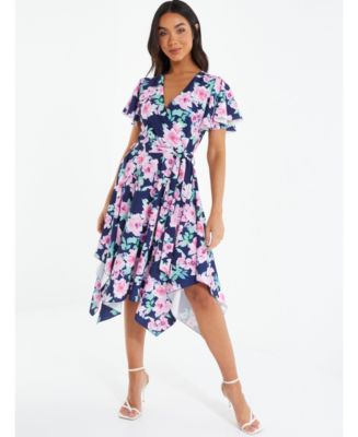 quiz floral midi dress Quiz Mint & Pink floral strappy midi dress. Bought