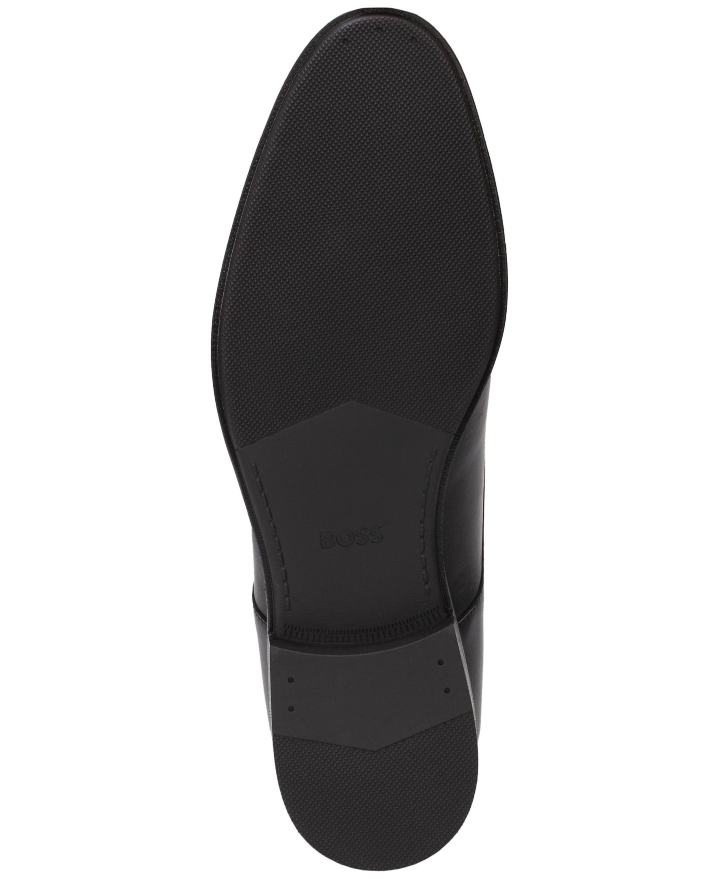 Мужские туфли Hugo Boss Colby Lace-Up Derby Dress Shoes, цвет: Чёрный — фото 4