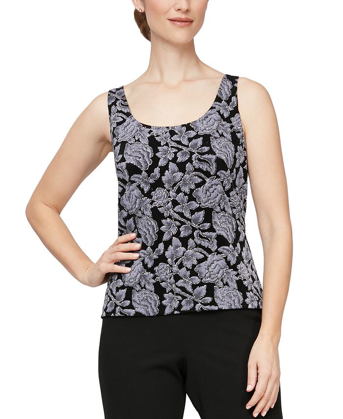 Alex Evenings Women's FloralPrint Jacket & Top Macy's