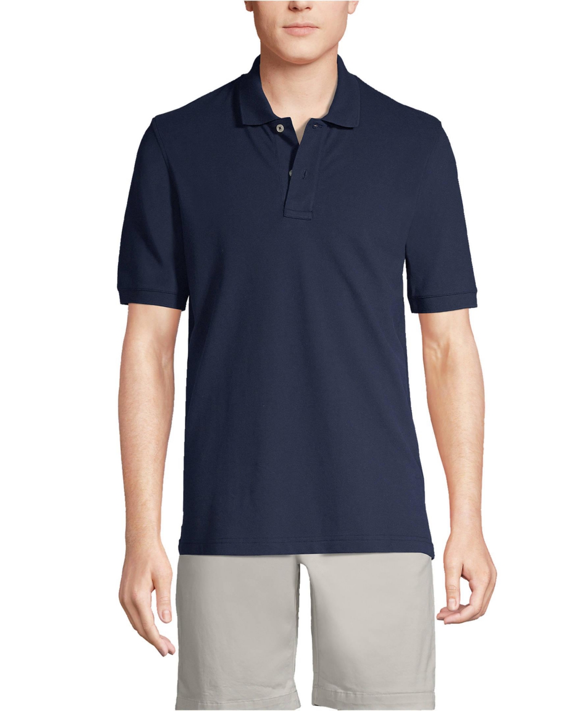Men's Short Sleeve Comfort-First Mesh Pique Polo Shirt - Soft limoncello yellow
