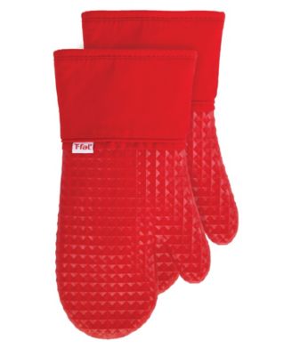 Flexible Waffle Silicone Oven Mitt, Set of 2