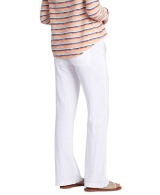 Juniors' Oceanside Wide-Leg Drawstring Pants 