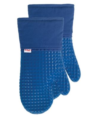 Flexible Waffle Silicone Oven Mitt, Set of 2