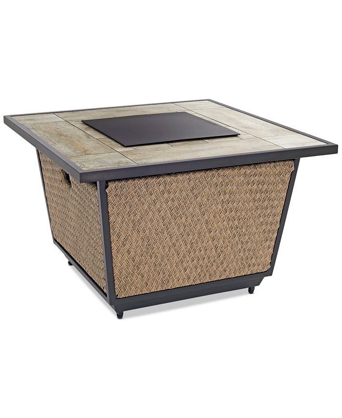 Agio Astaire Outdoor 5Pc. Chat Set (1 Fire Pit & 4 Rocker Chairs