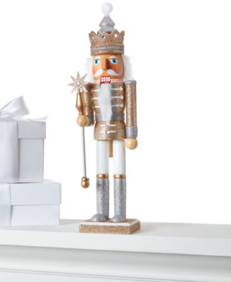 Holiday Lane - Nutcrackers 15" Caucasian Gold Nutcracker