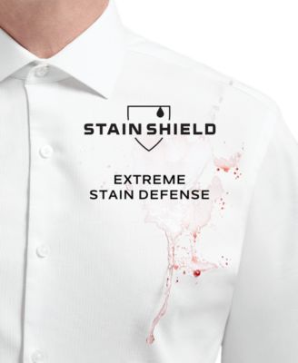 Men's Classic/Regular Fit Stretch Wrinkle Free Sateen Dress Shirt