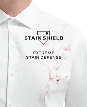 Van Heusen Men's Stain Shield Regular Fit Stretch Dress Shirt - Macy's