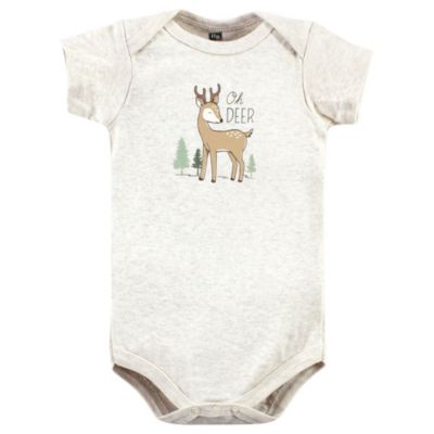 Baby Boys Hudson Unisex Soft Cotton Bodysuit Triple Pack