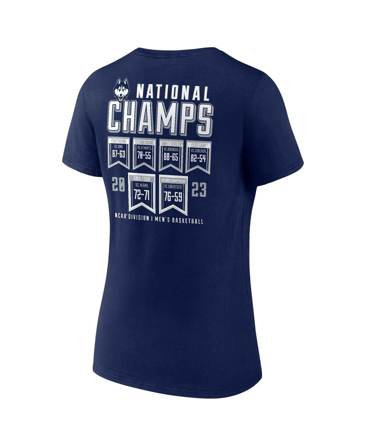 Fanatics Women's Navy Team Usa Paris 2024 Summer Olympics Dreams Are Made Here V-neck T-shirt In Navy