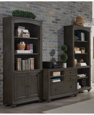 Furniture Oxford Home Office Collection In Peppercorn