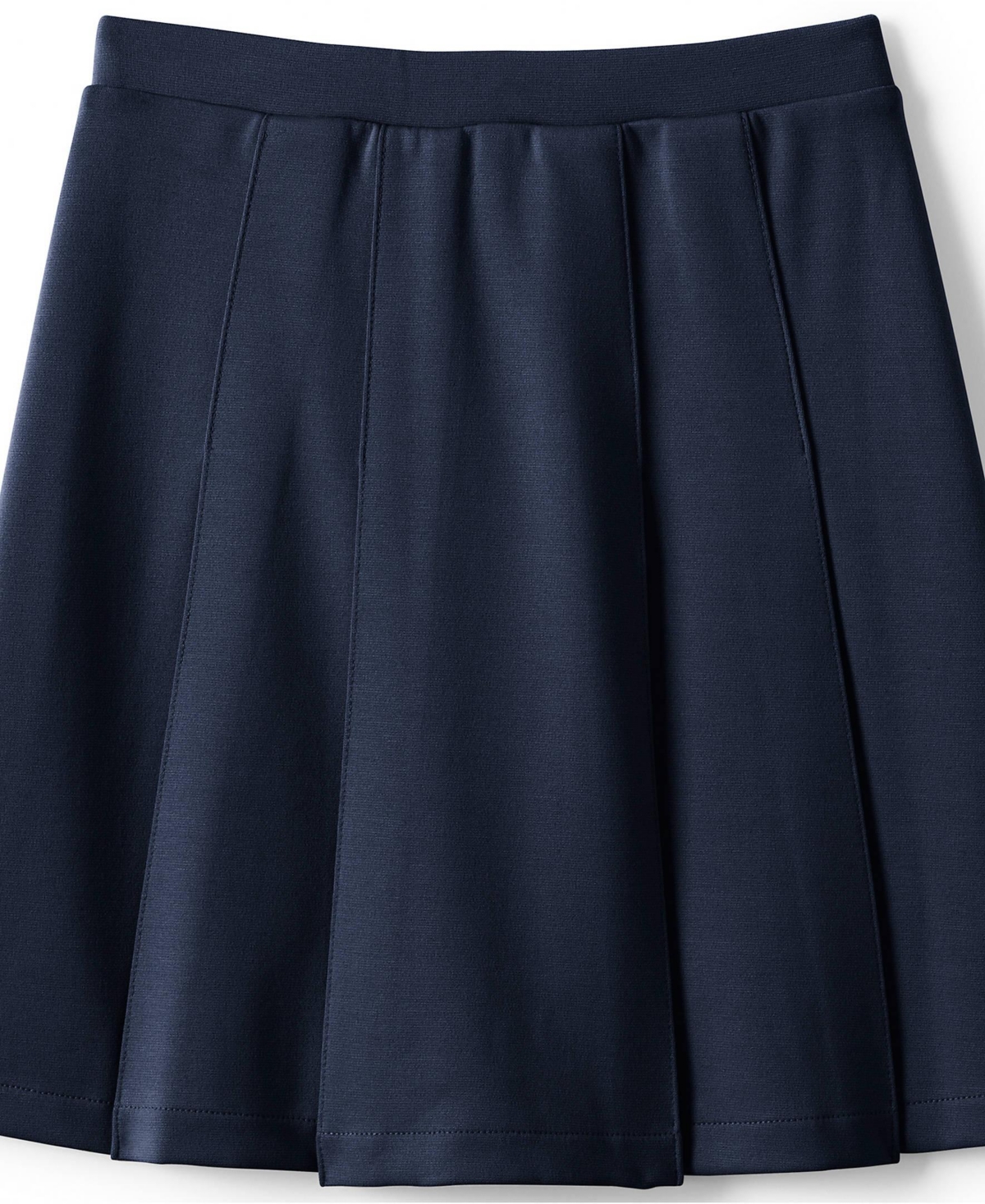 Lands' End Little Girls Ponte Pleat Skirt at the Knee