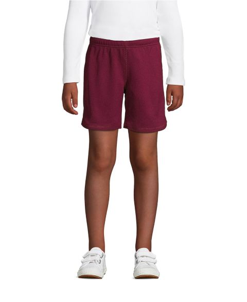 Детские шорты Lands' End School Uniform Girls Mesh Gym, цвет: Бордовый