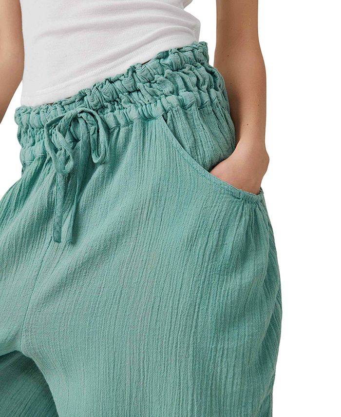 Free People Women's Lust Over Cotton Harem Pants - Macy's