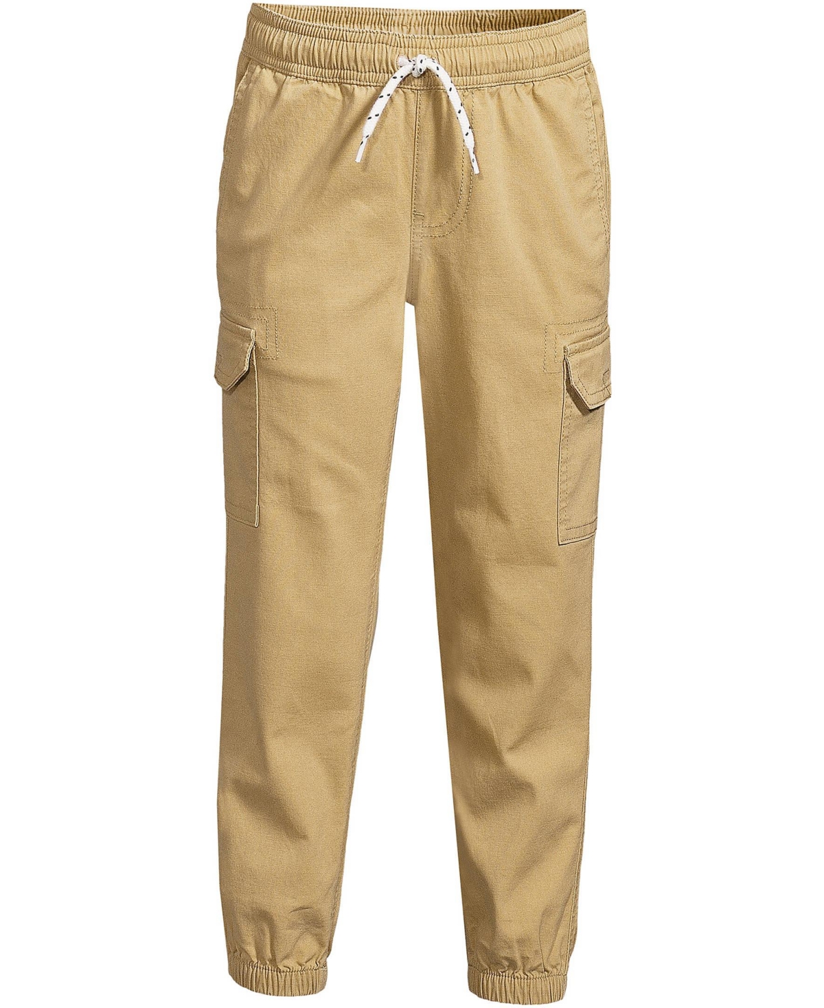 Lands' End Boys Iron Knee Stretch Cargo Jogger Pants