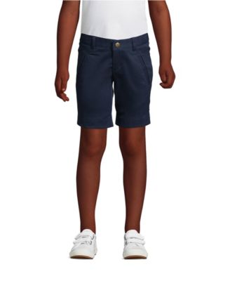 Little Girls School Uniform Stretch Stretch Chino Bermuda Shorts