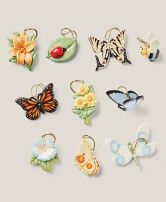Butterfly Meadow 10 Piece Ornament Set