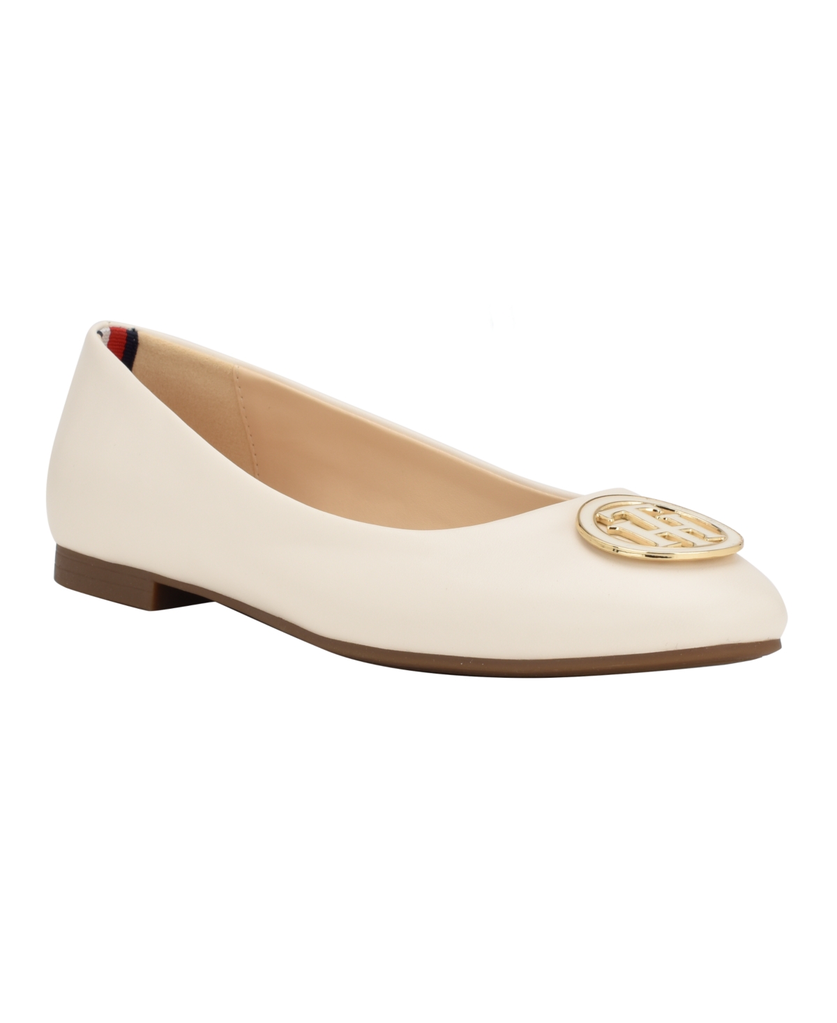 Tommy Hilfiger Women's Ganimay Classic Ballet Flats In Ivory