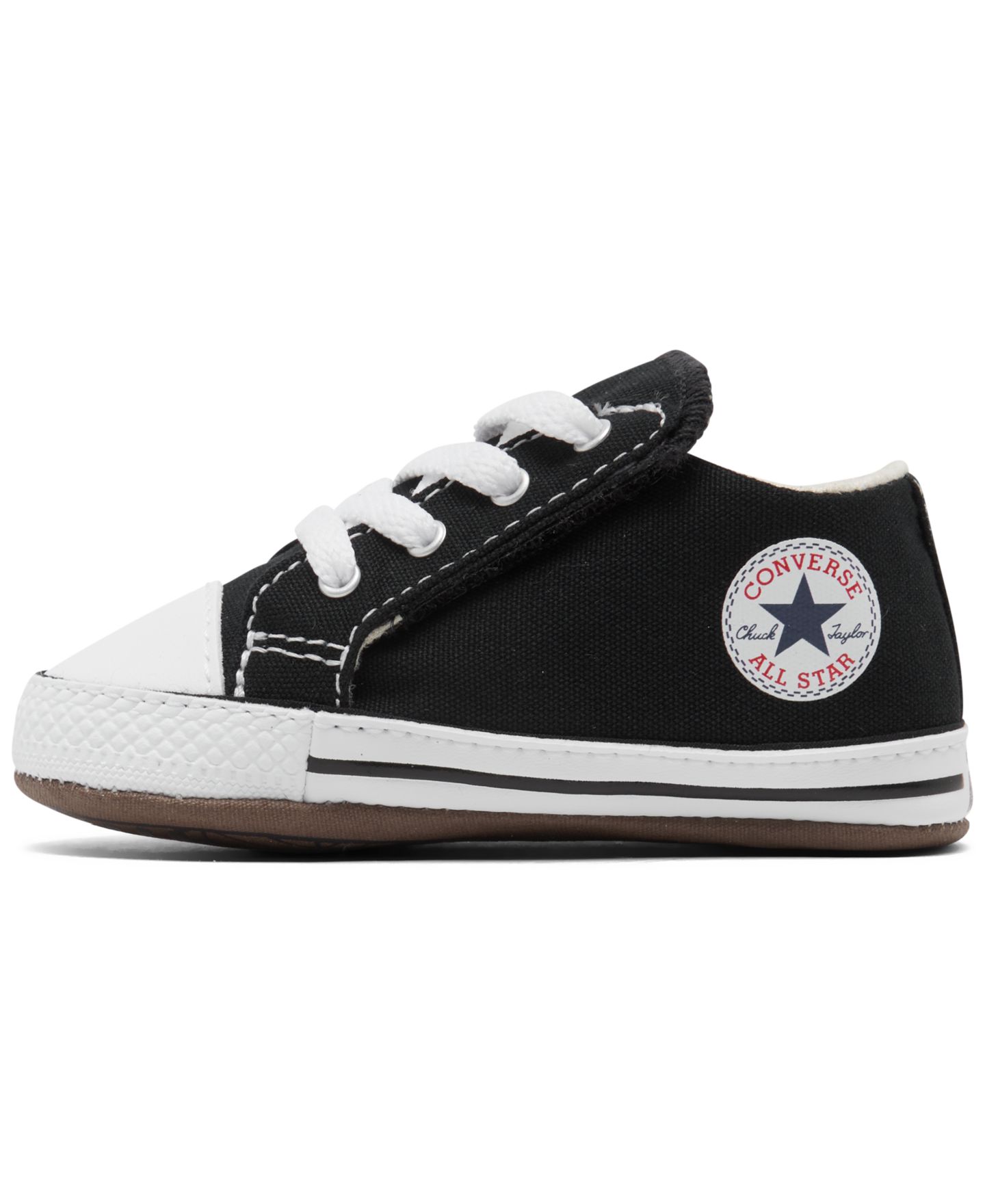 Ботинки Converse Chuck Taylor All Star Cribster Crib Booties from Finish Line для малышей, цвет: Чёрный — фото 6