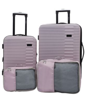 Hillsboro Expandable Rolling Hardside Collection Set, 4 Piece - Macy's