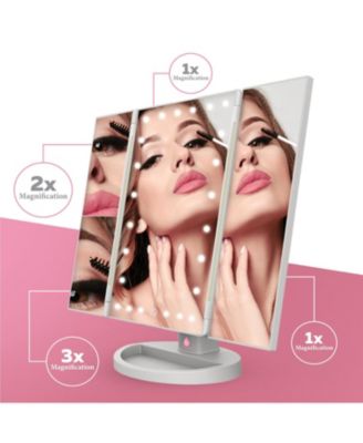 Tri-Fold Vanity Makeup Mirror