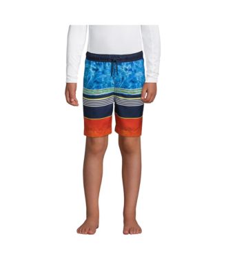 Boys Printed Swim Trunks