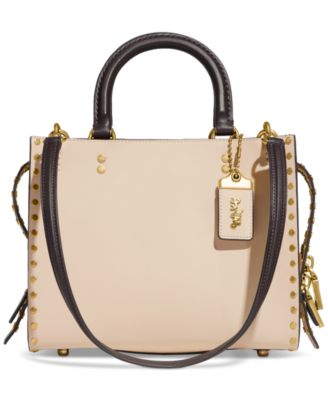 COACH - Rogue 25 Zippered Top Handle Small Leather Crossbody