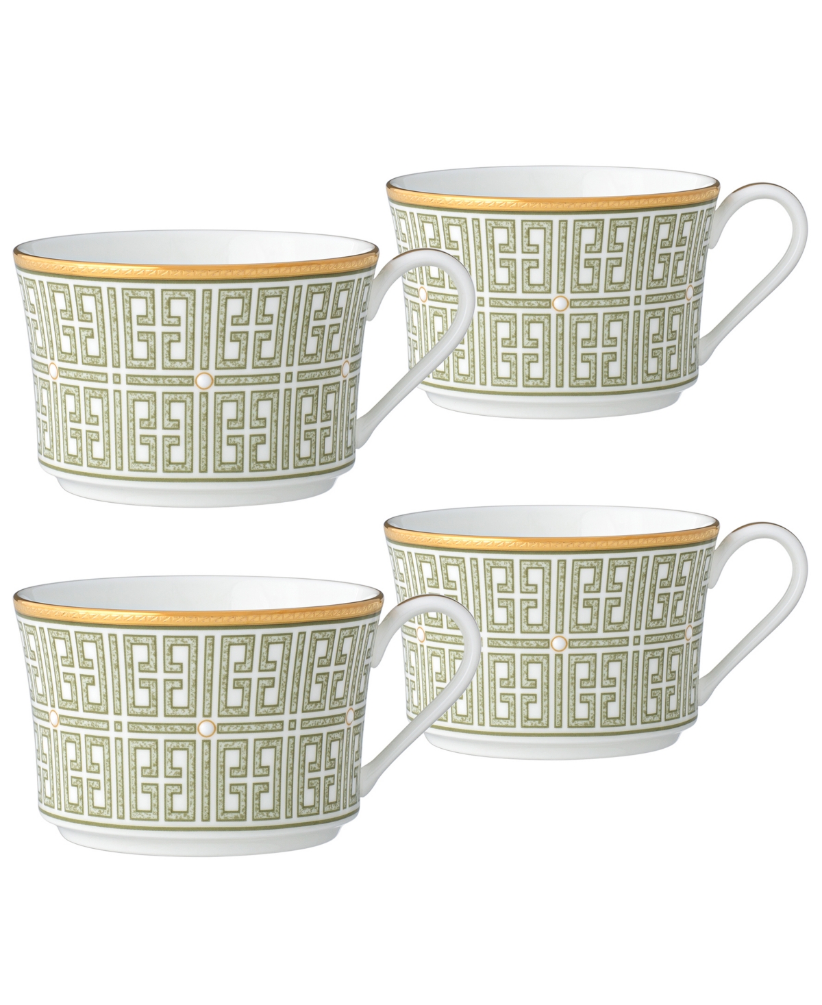 Noritake Infinity 4 Piece Cup Set, Service for 4