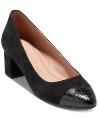 Cole Haan Women's The Go-To Block-Heel Pumps - Macy's