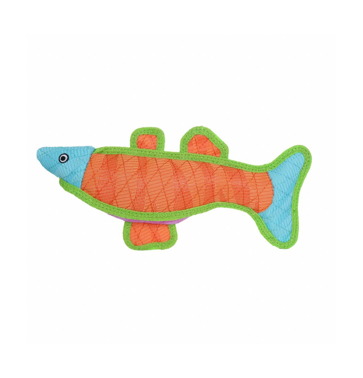 Fish Durable Dog Toy - Orange