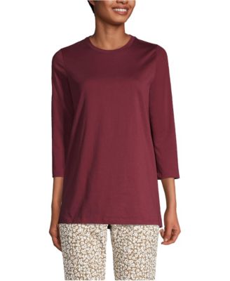 Women's 3/4 Sleeve Cotton Supima Tunic