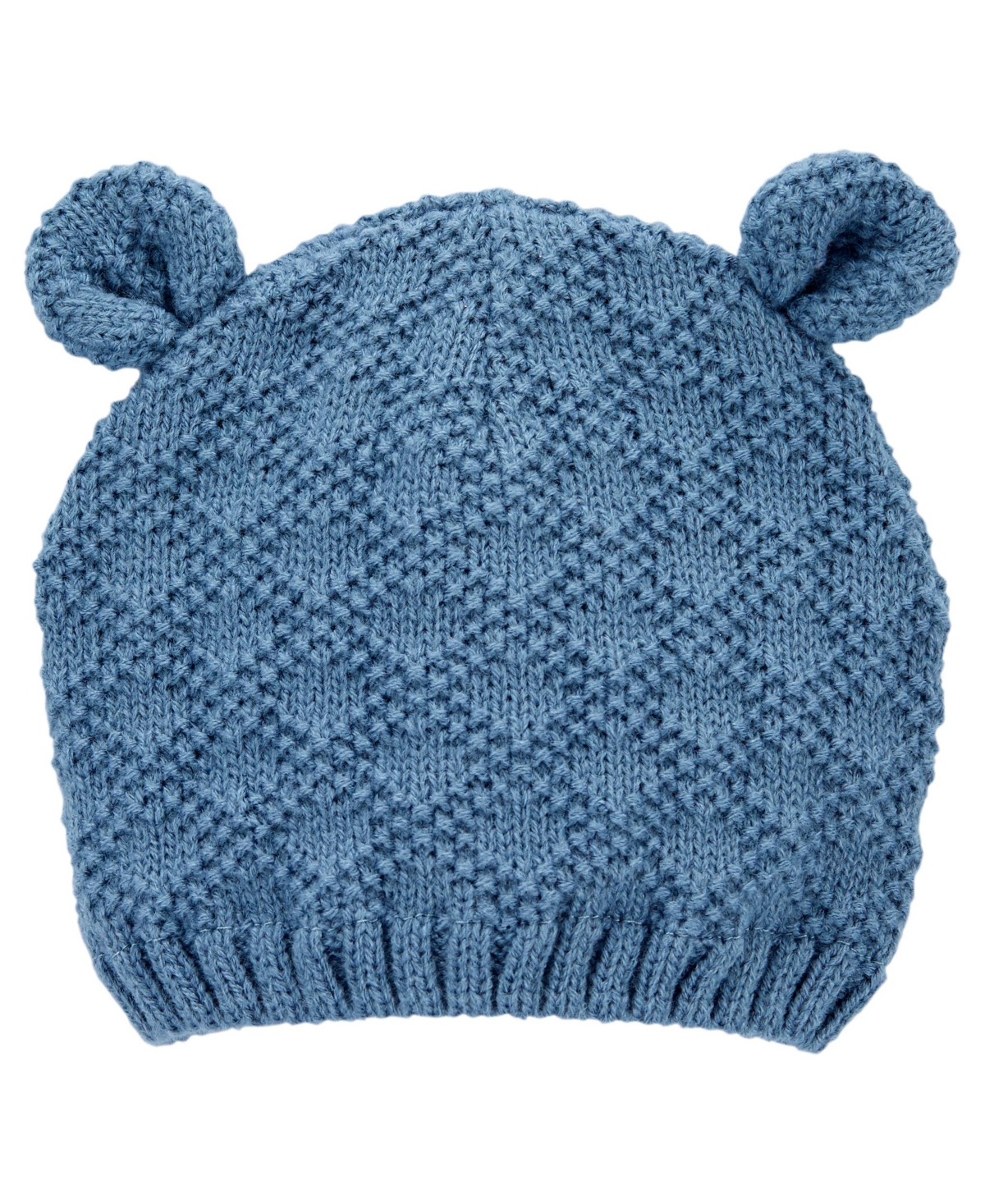 Carter's Baby Boys Knit Hat With Bear Ears In Blue