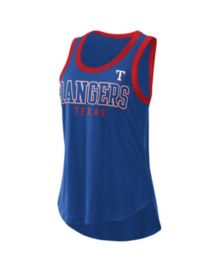 Men's Nike Red/Royal Texas Rangers Tri-Blend Raglan 3/4-Sleeve T-Shirt