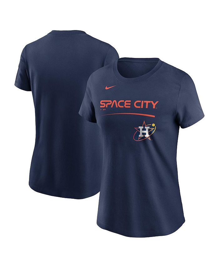 Nike Women's Navy Houston Astros City Connect Wordmark T-shirt - Macy's