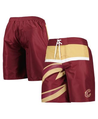Men's Wine Cleveland Cavaliers Sea Wind Swim Trunks