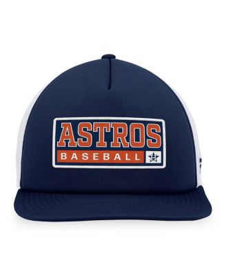 Men's Navy, White Houston Astros Foam Trucker Snapback Hat