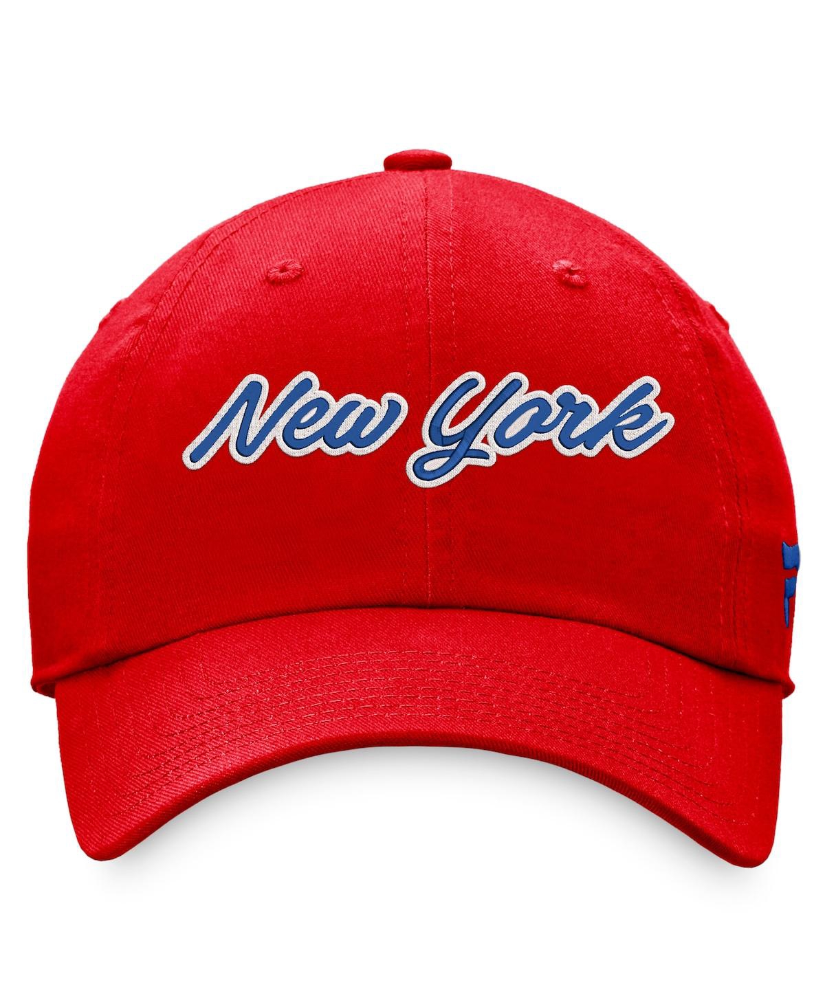 Women's FanaticsNew York Rangers Breakaway Adjustable Hat - Red