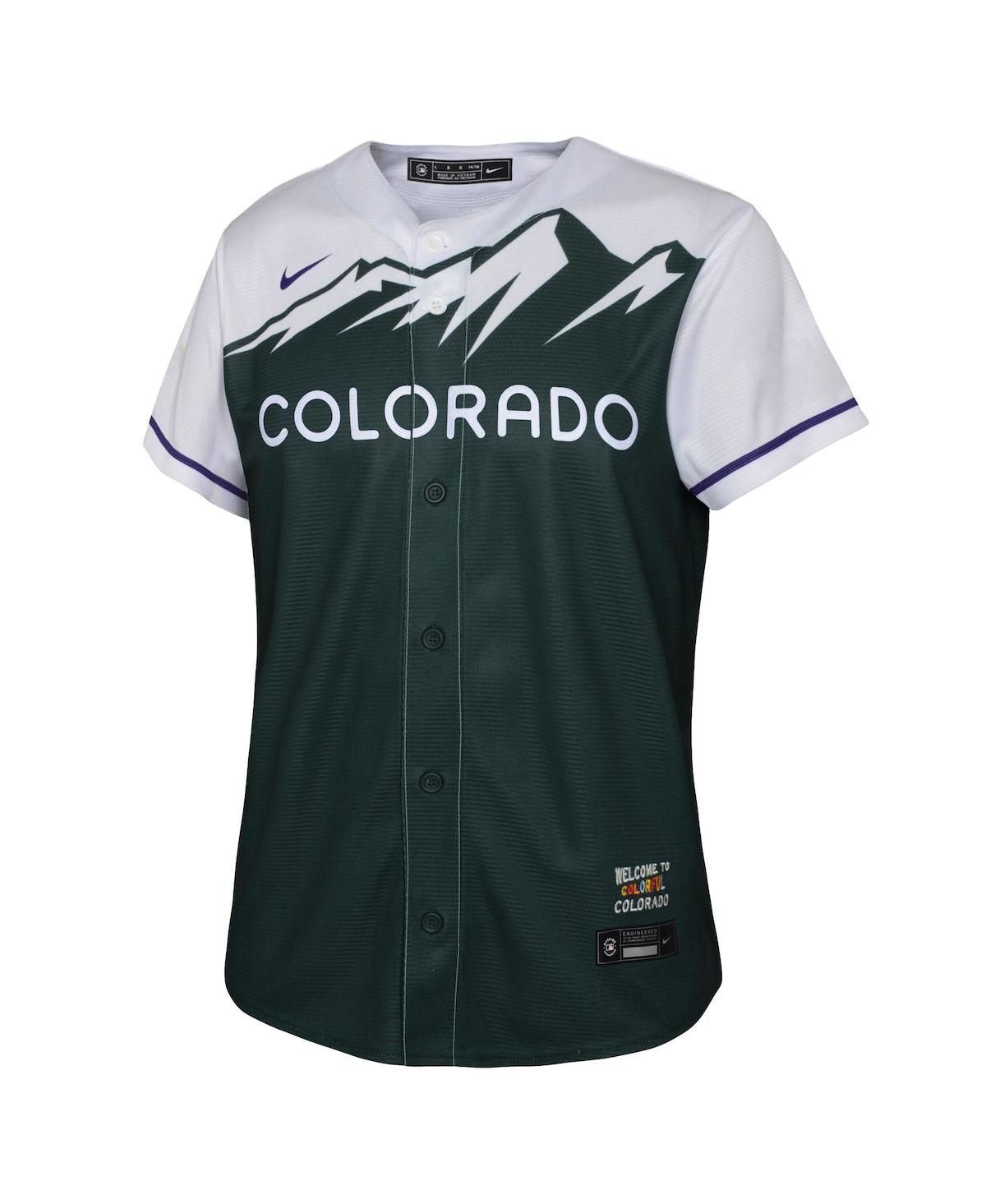 Big Boys and Girls Nike Kris BryantColorado Rockies City Connect Replica Player Jersey - Green