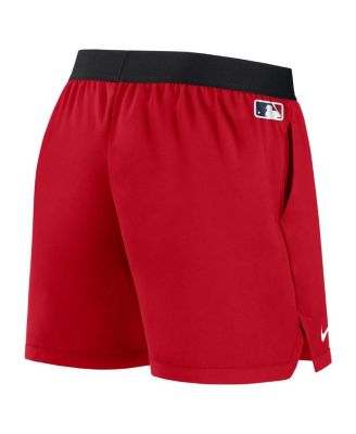 Women's Red Los Angeles Angels Authentic Collection Team Performance Shorts
