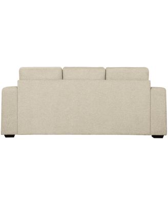 Elizabeth 85" Stain-Resistant Fabric Reversible Sofa Chaise Sectional