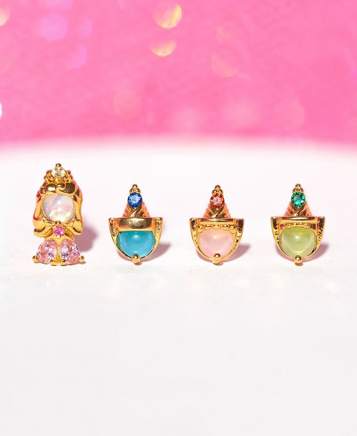 Girls Crew Crystal MultiColor Disney Princess Sleeping Beauty Stud