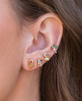 Crystal Multi-Color Disney Princess Pocahontas Stud Earring Set