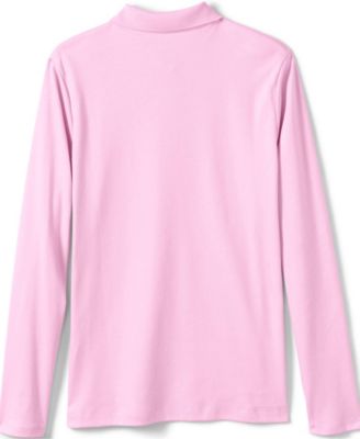 Girls Long Sleeve Feminine Fit Interlock Polo Shirt