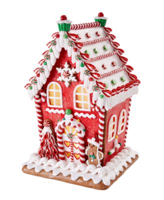 Holiday Lane Christmas Cheer LED Gingerbread Candy House, Created